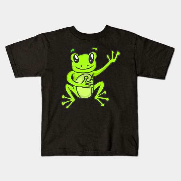 Frog Tadpole Toad Lurch Toad Froschlurch sweet Kids T-Shirt by KK-Royal